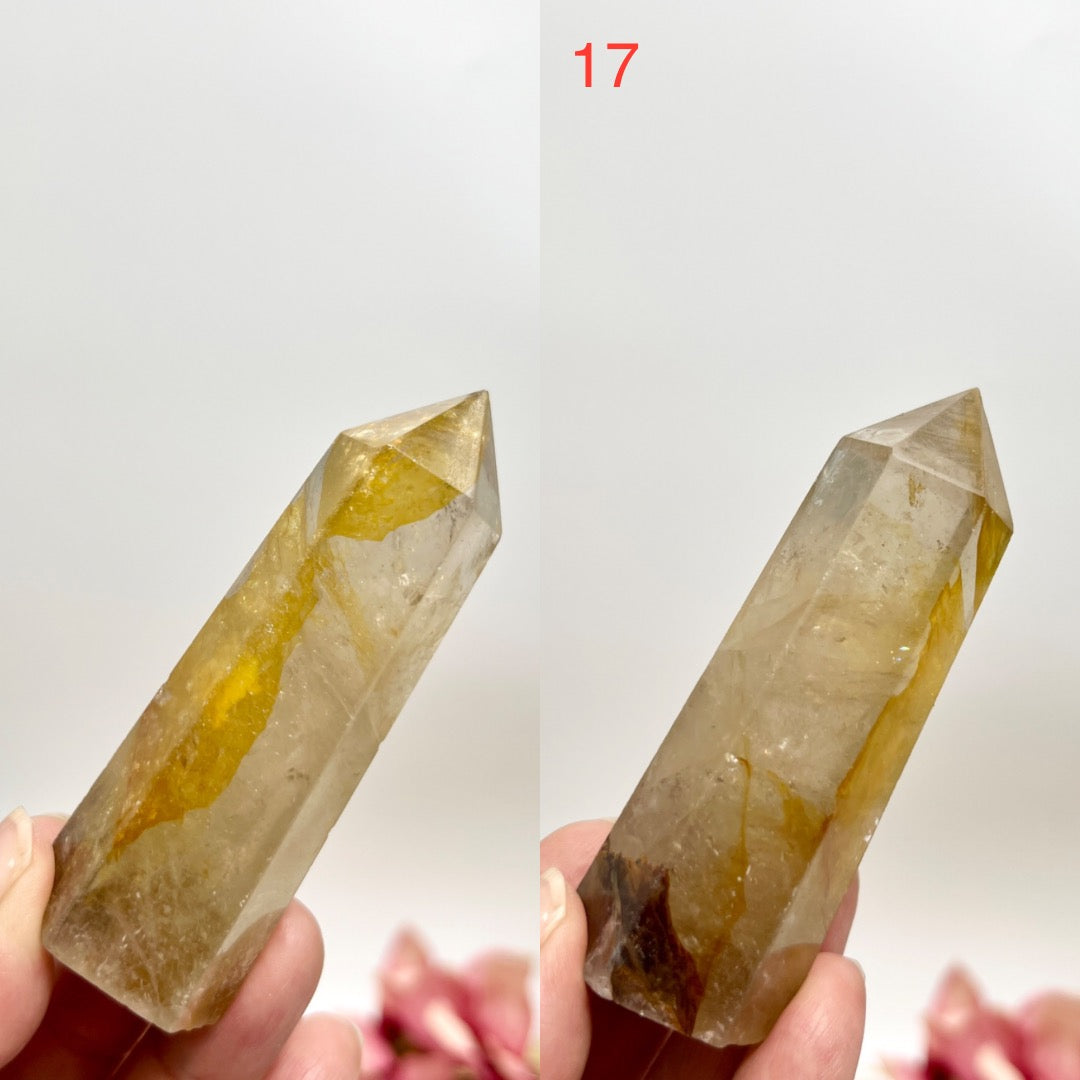 Golden Healer Quartz Points Towers Crystal Generators YOU CHOOSE
