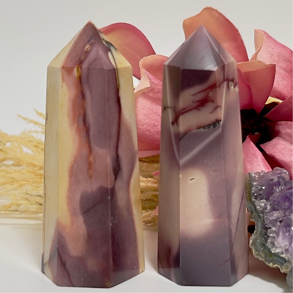 Mookaite Jasper Points Australian Gemstone Crystal Generators YOU CHOOSE