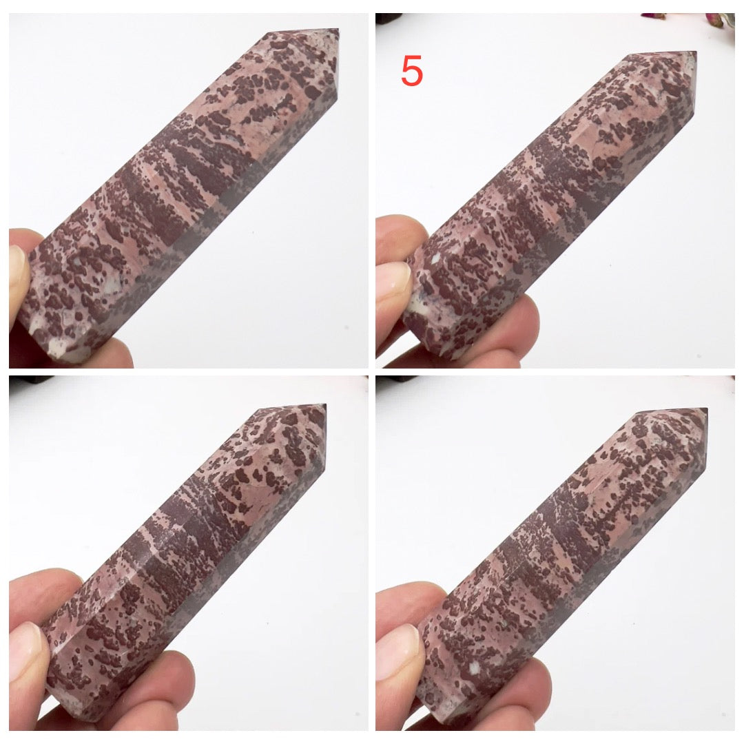 Picture Jasper Points Towers Natural Crystal Generators YOU CHOOSE