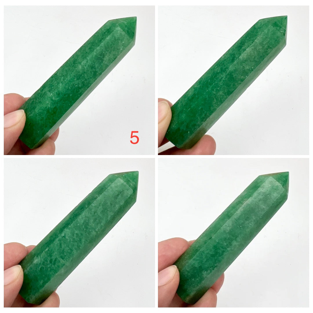 Green Strawberry Quartz Points Towers Crystal YOU CHOOSE