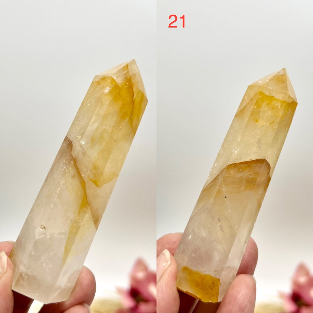 Golden Healer Quartz Points Towers Crystal Generators YOU CHOOSE