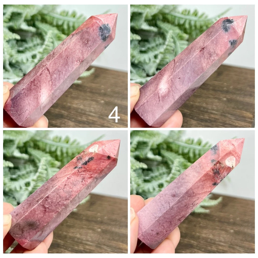 Mookaite Jasper Points Towers Australian Gemstone Crystals YOU CHOOSE