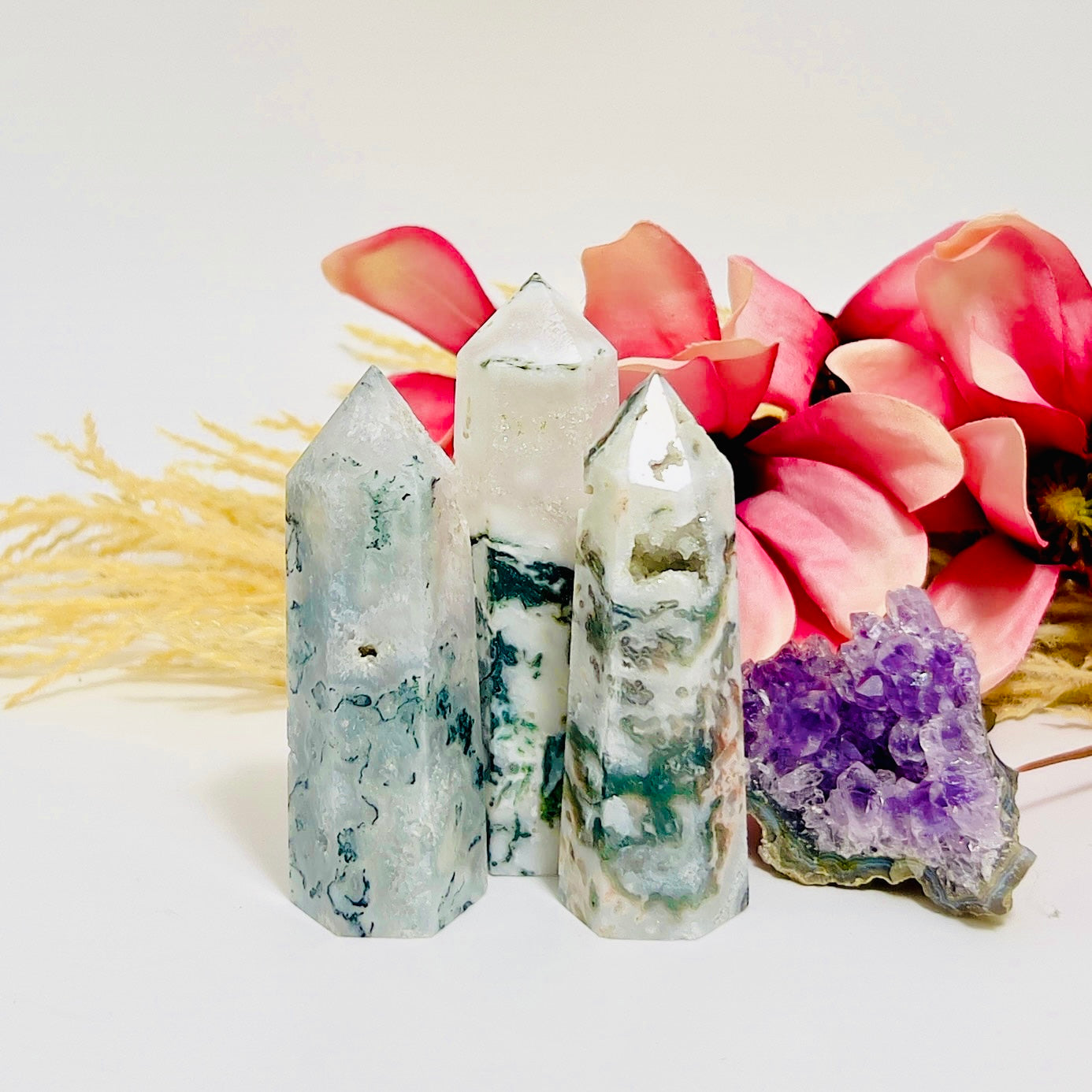 Tree Agate Points Towers Crystal Generators YOU CHOOSE