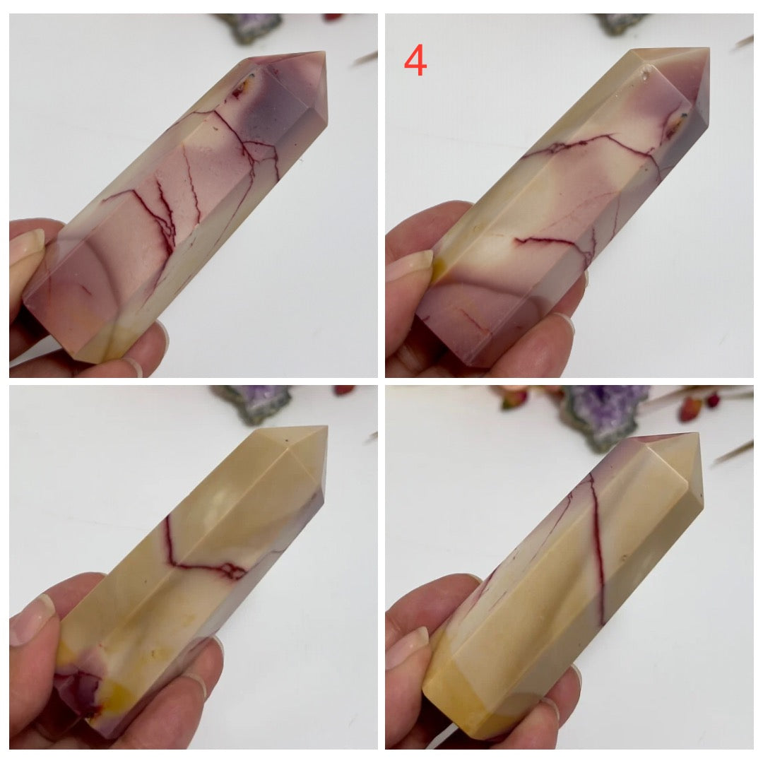 Mookaite Jasper Points Australian Gemstone Crystal Generators YOU CHOOSE