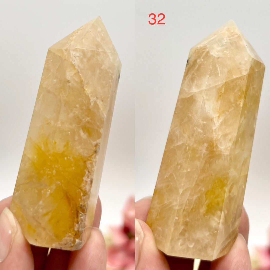 Golden Healer Quartz Points Towers Crystal Generators YOU CHOOSE