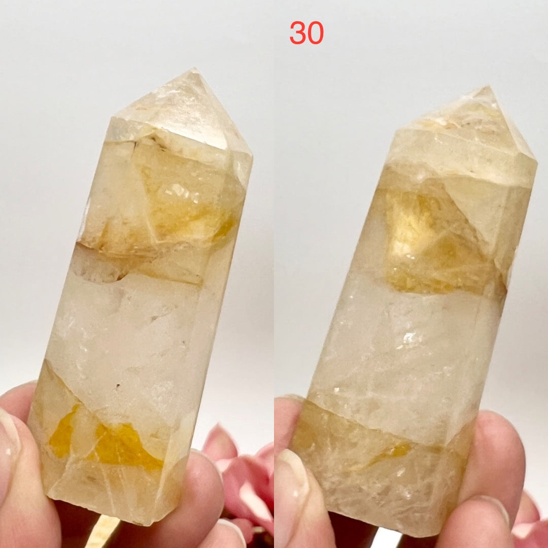 Golden Healer Quartz Points Towers Crystal Generators YOU CHOOSE