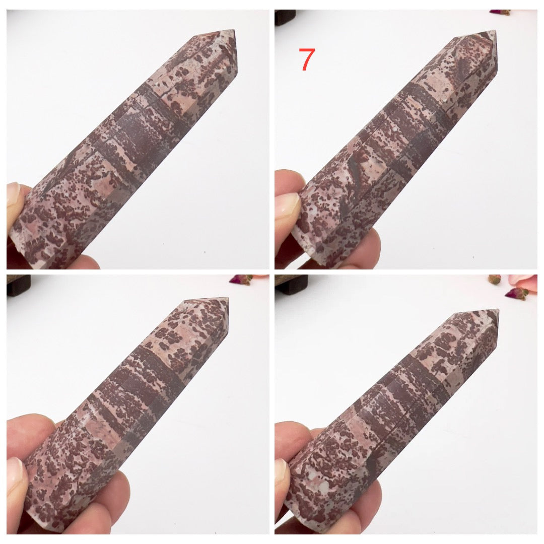 Picture Jasper Points Towers Natural Crystal Generators YOU CHOOSE