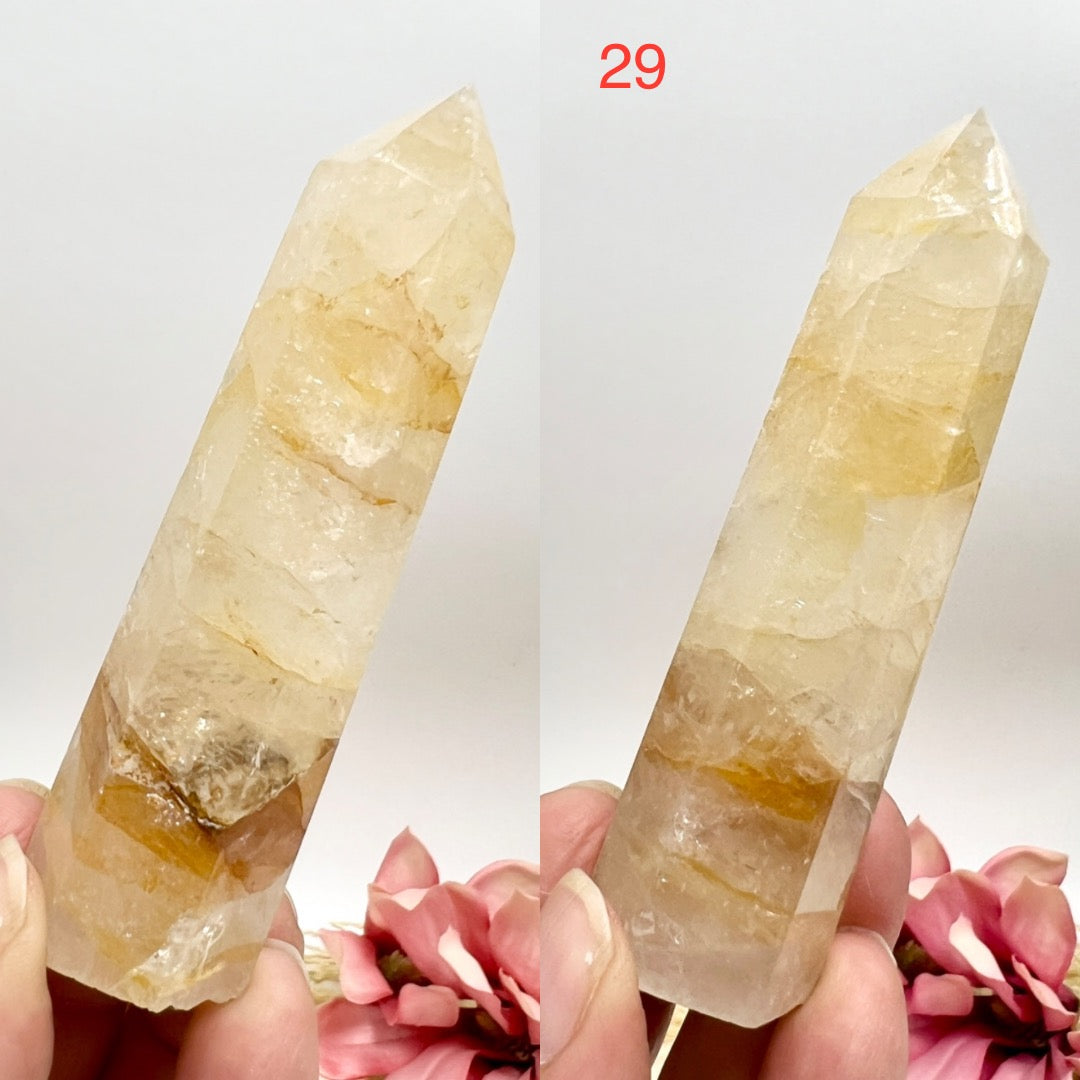 Golden Healer Quartz Points Towers Crystal Generators YOU CHOOSE