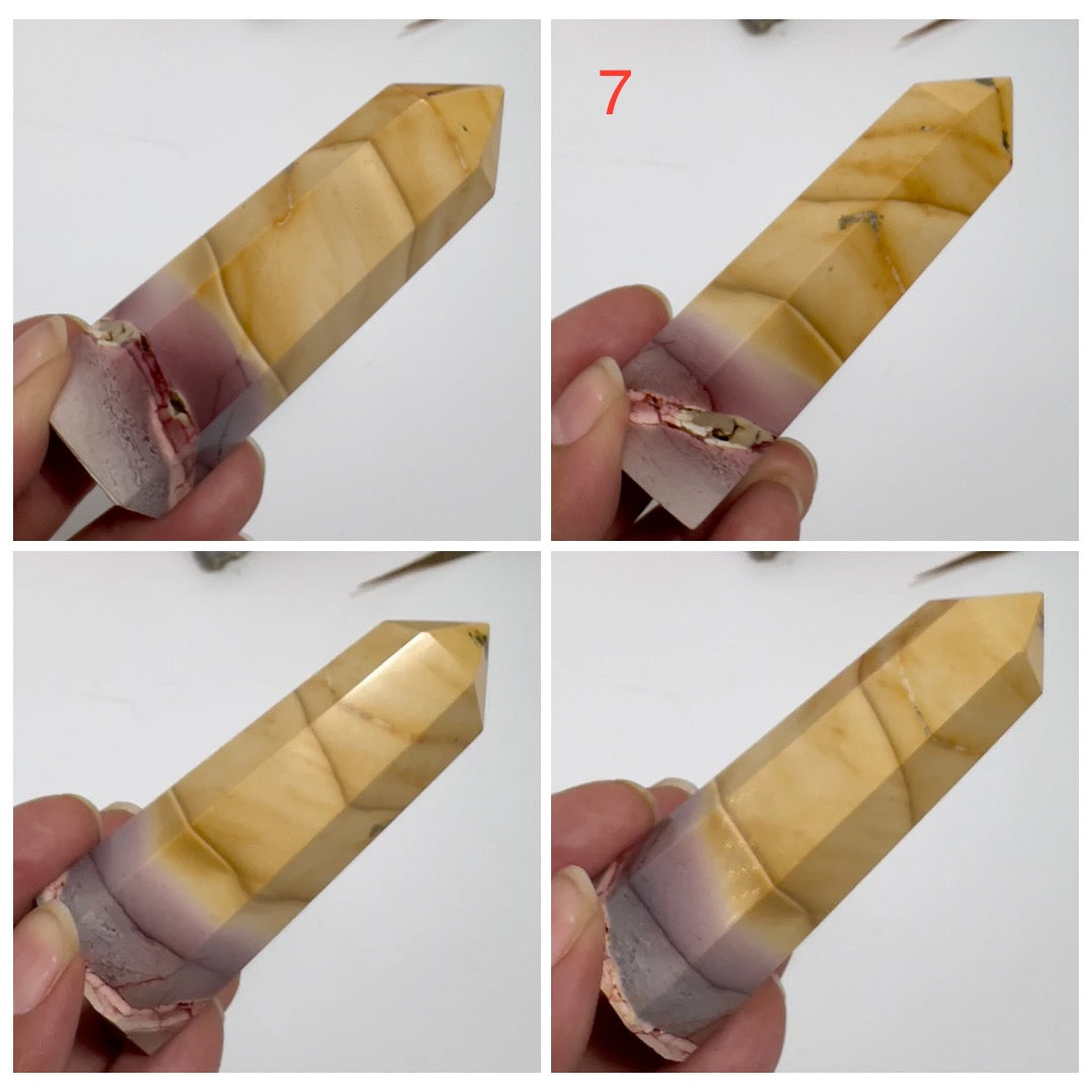 Mookaite Jasper Points Australian Gemstone Crystal Generators YOU CHOOSE