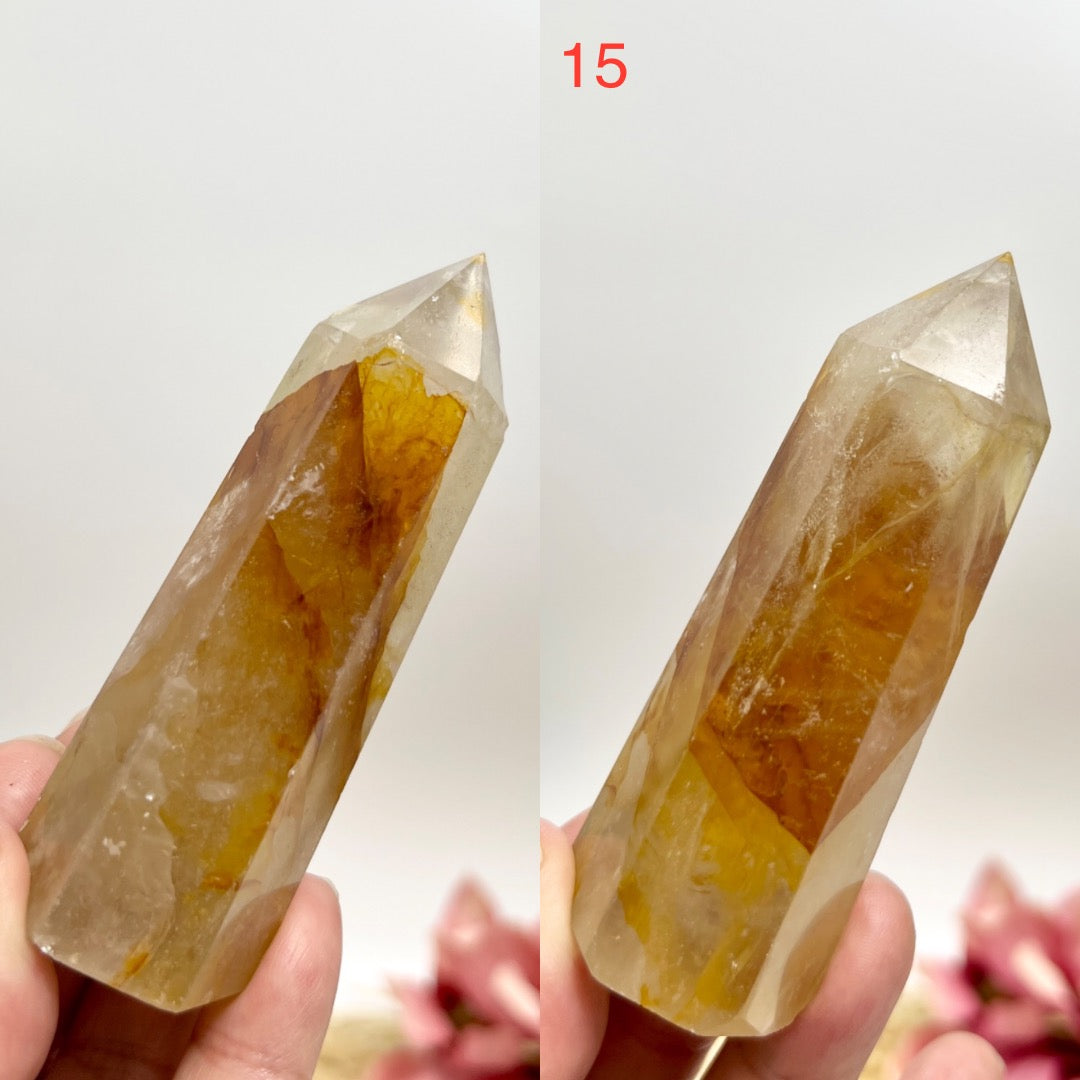 Golden Healer Quartz Points Towers Crystal Generators YOU CHOOSE