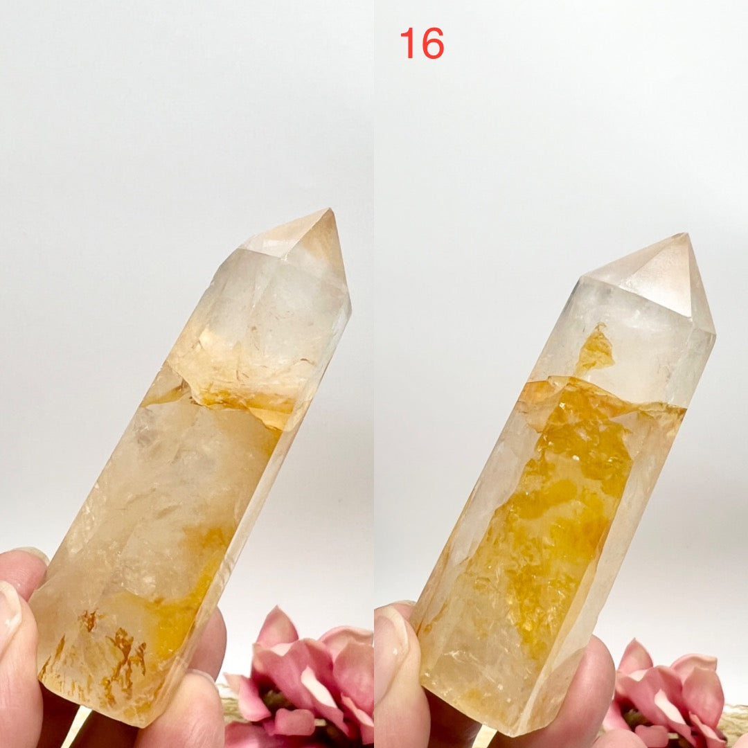 Golden Healer Quartz Points Towers Crystal Generators YOU CHOOSE