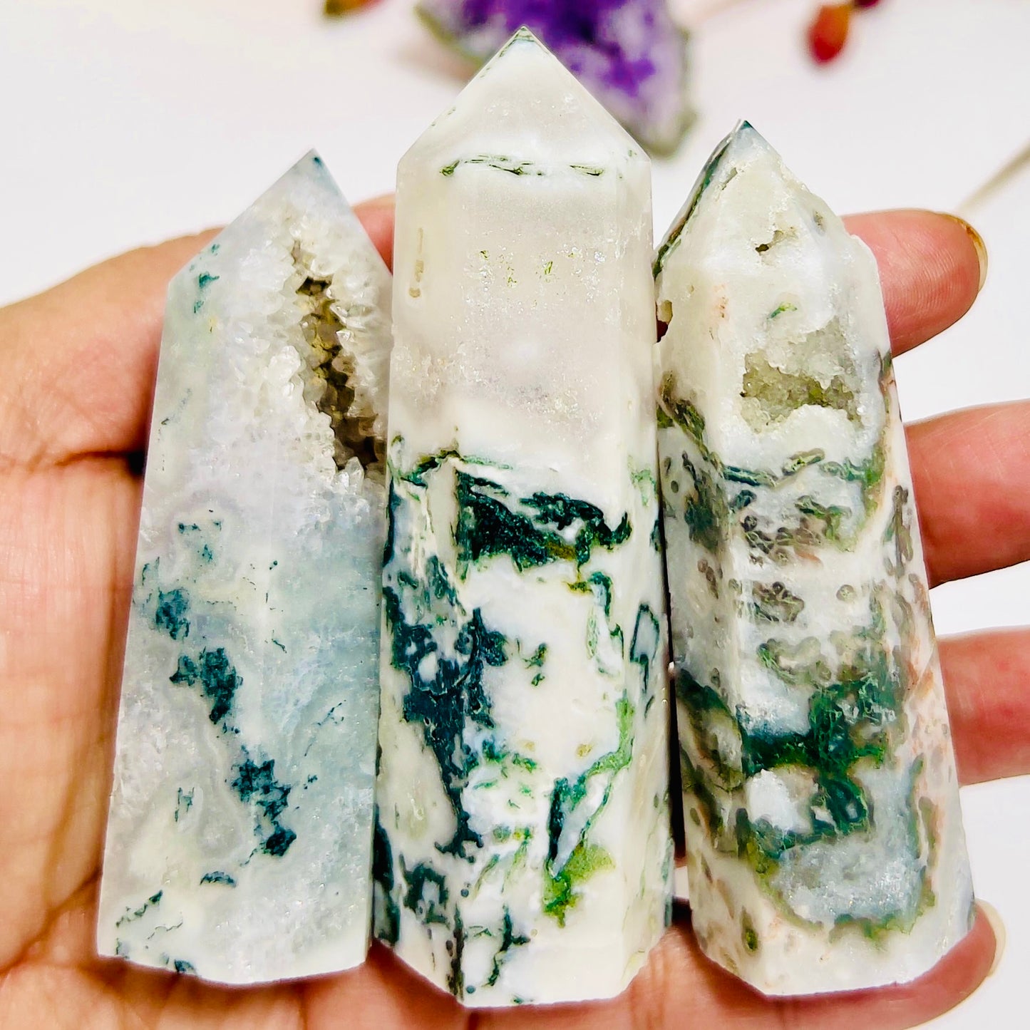 Tree Agate Points Towers Crystal Generators YOU CHOOSE