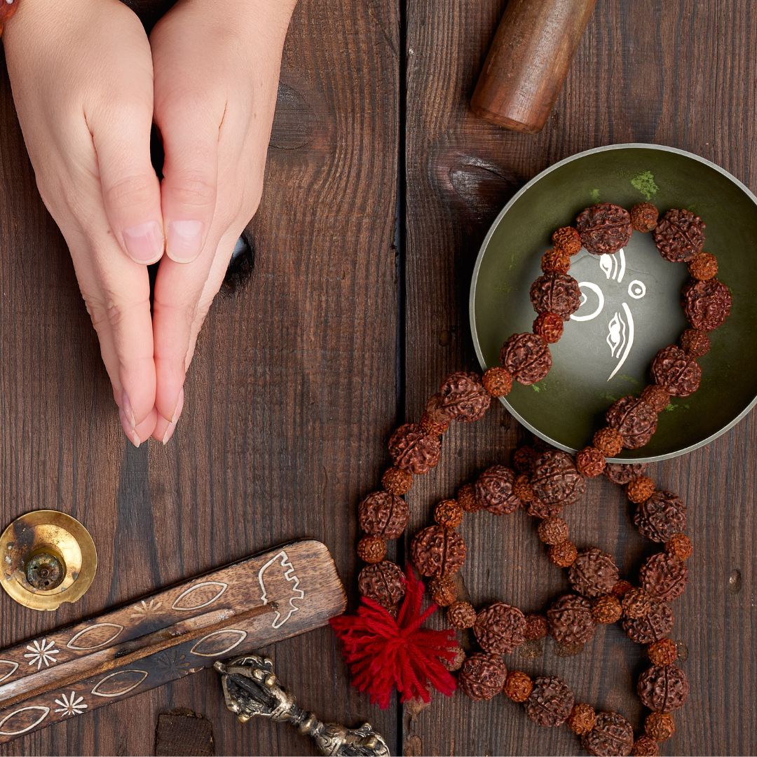 Rudraksha Beads 108 Mala Prayer Meditation Sacred Seeds DIY
