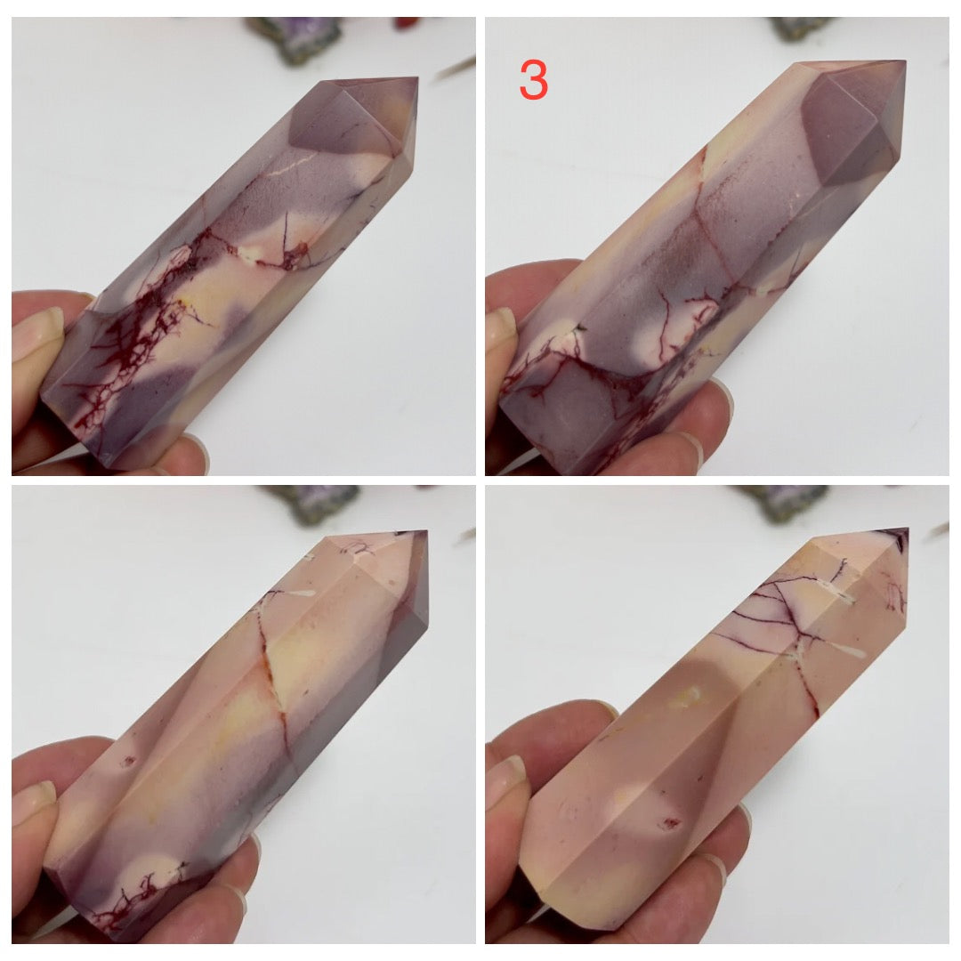 Mookaite Jasper Points Australian Gemstone Crystal Generators YOU CHOOSE