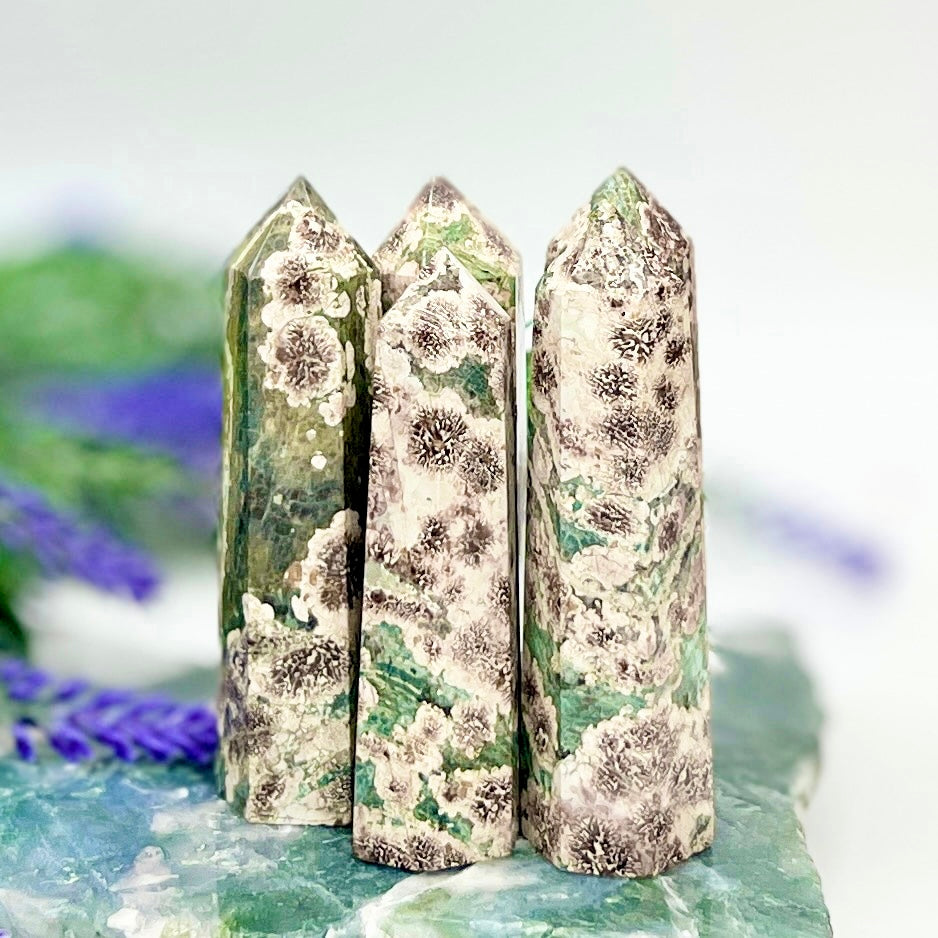 Russian Flower Cherry Blossom Jasper Points Towers YOU CHOOSE