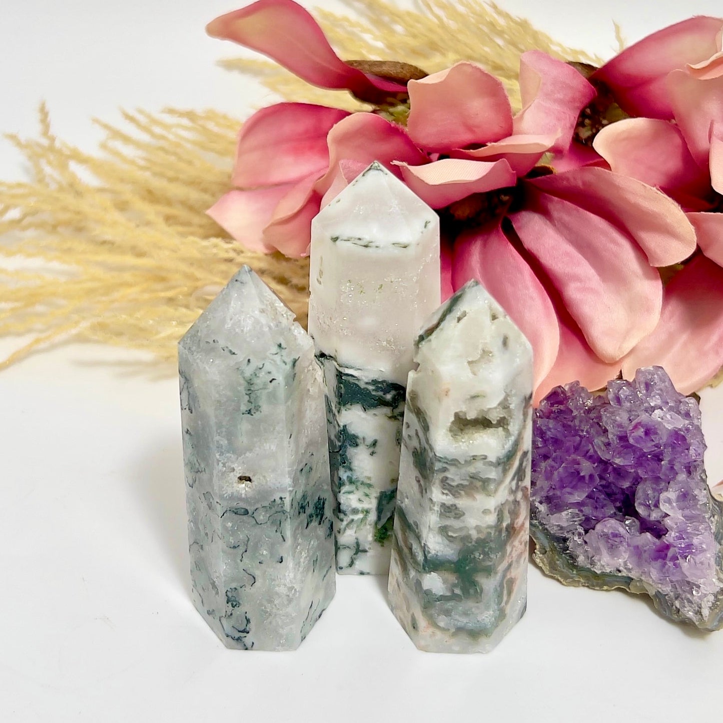Tree Agate Points Towers Crystal Generators YOU CHOOSE