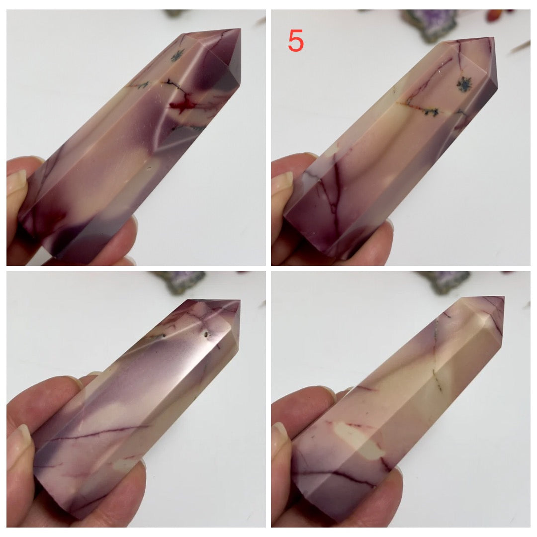 Mookaite Jasper Points Australian Gemstone Crystal Generators YOU CHOOSE