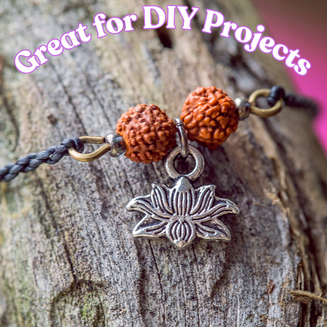 Rudraksha Beads 108 Mala Prayer Meditation Sacred Seeds DIY