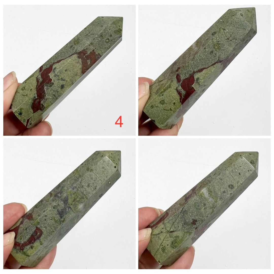 Dragon Blood Jasper Points Towers Crystal YOU CHOOSE