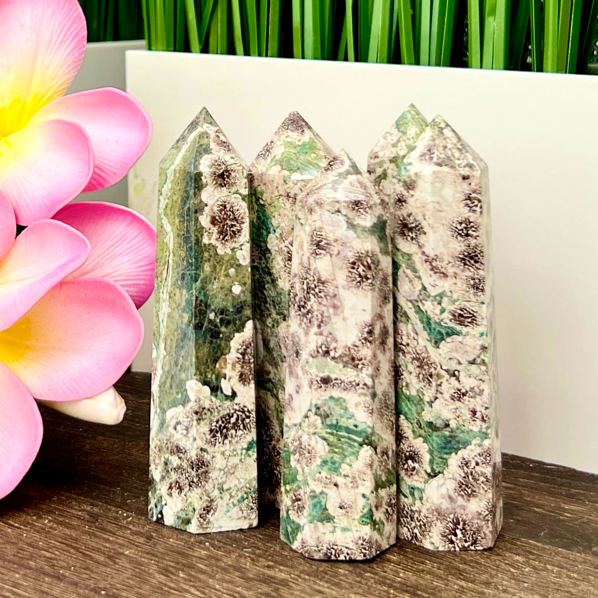 Russian Flower Cherry Blossom Jasper Points Towers YOU CHOOSE