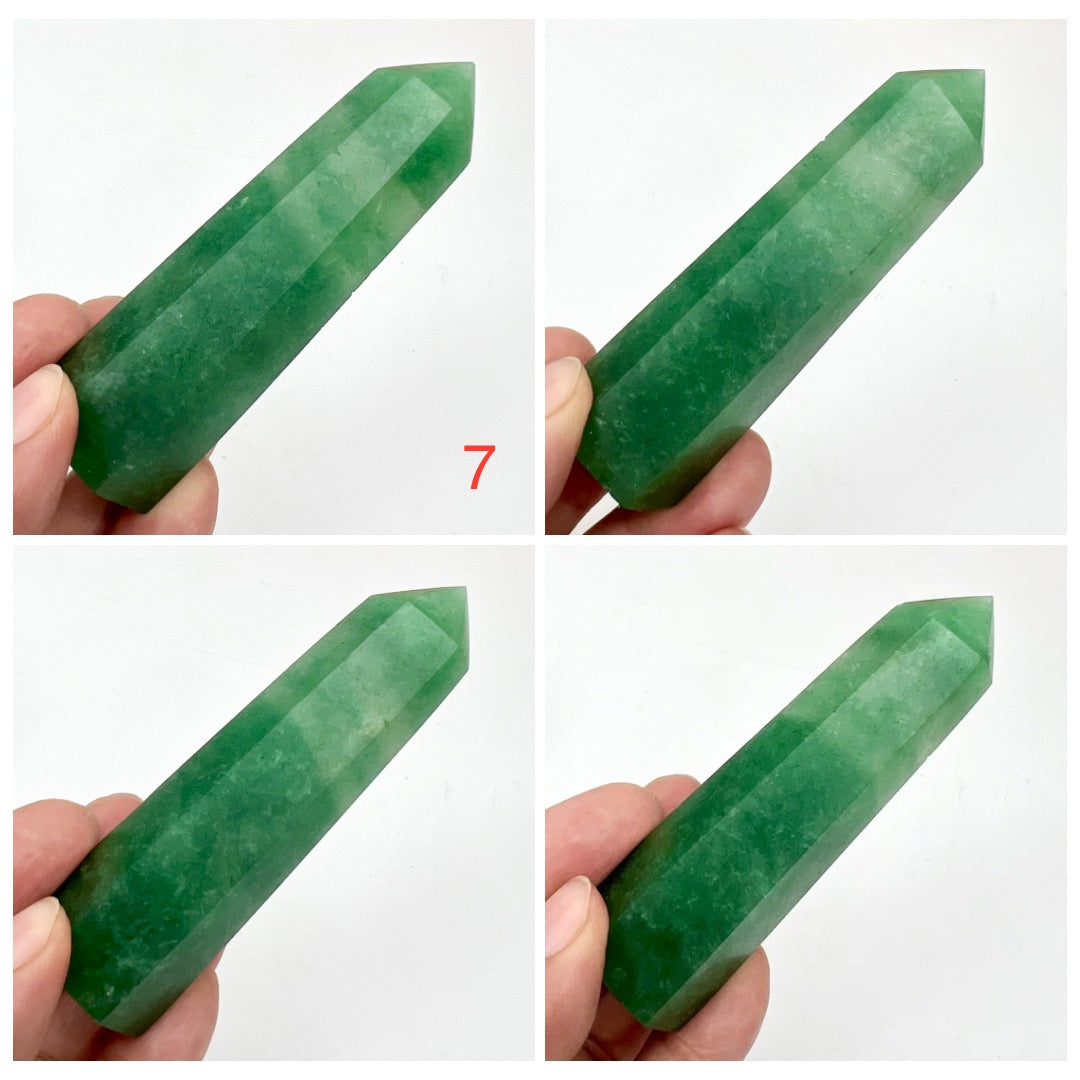 Green Strawberry Quartz Points Towers Crystal YOU CHOOSE