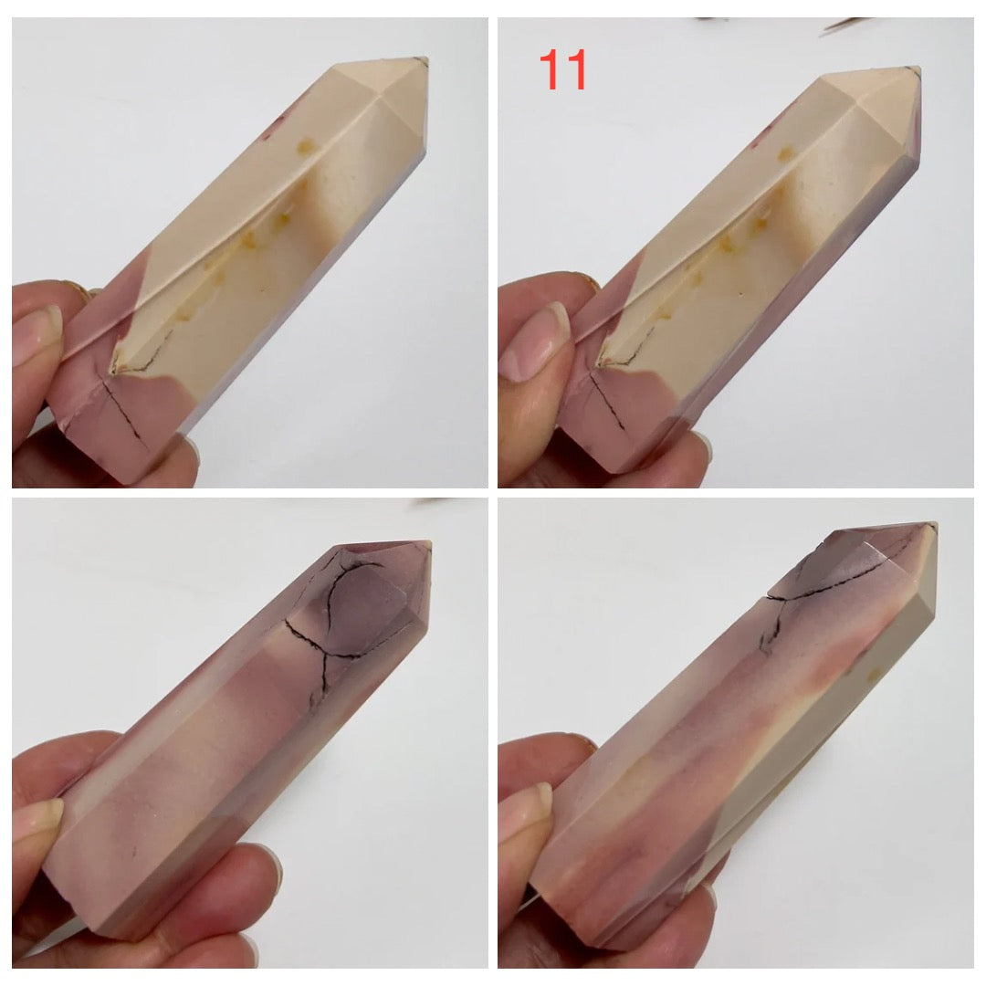 Mookaite Jasper Points Australian Gemstone Crystal Generators YOU CHOOSE