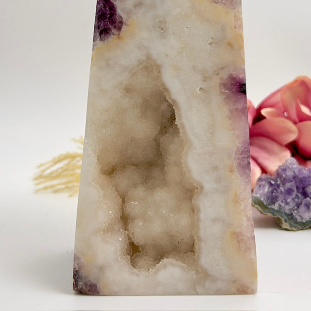 Fluorite in Agate Tower Crystal Generator 1900g 228mm