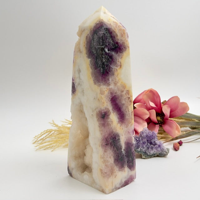 Fluorite in Agate Tower Crystal Generator 1900g 228mm