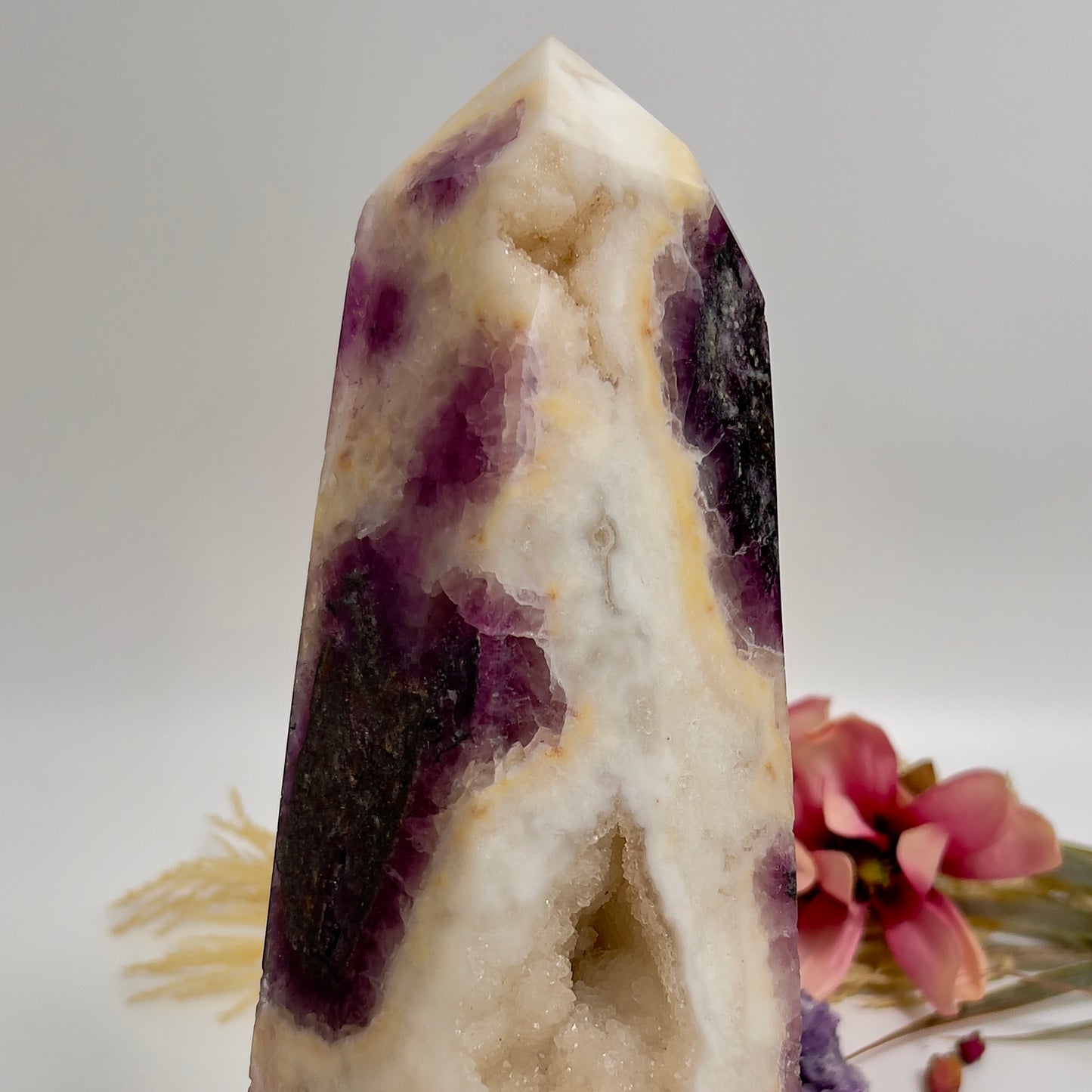 Fluorite in Agate Tower Crystal Generator 1900g 228mm
