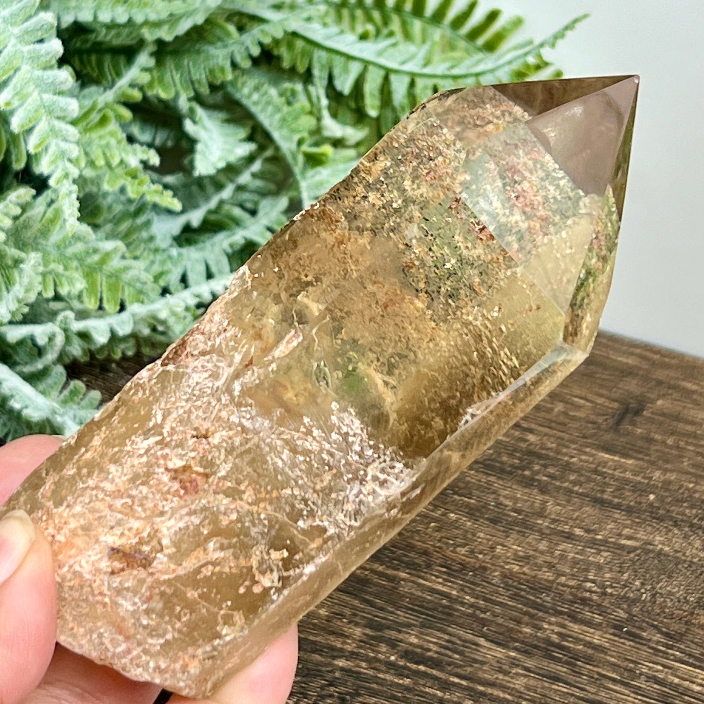 Smoky Quartz Raw Specimens with Stand Generator Natural Crystal 350g 127mm
