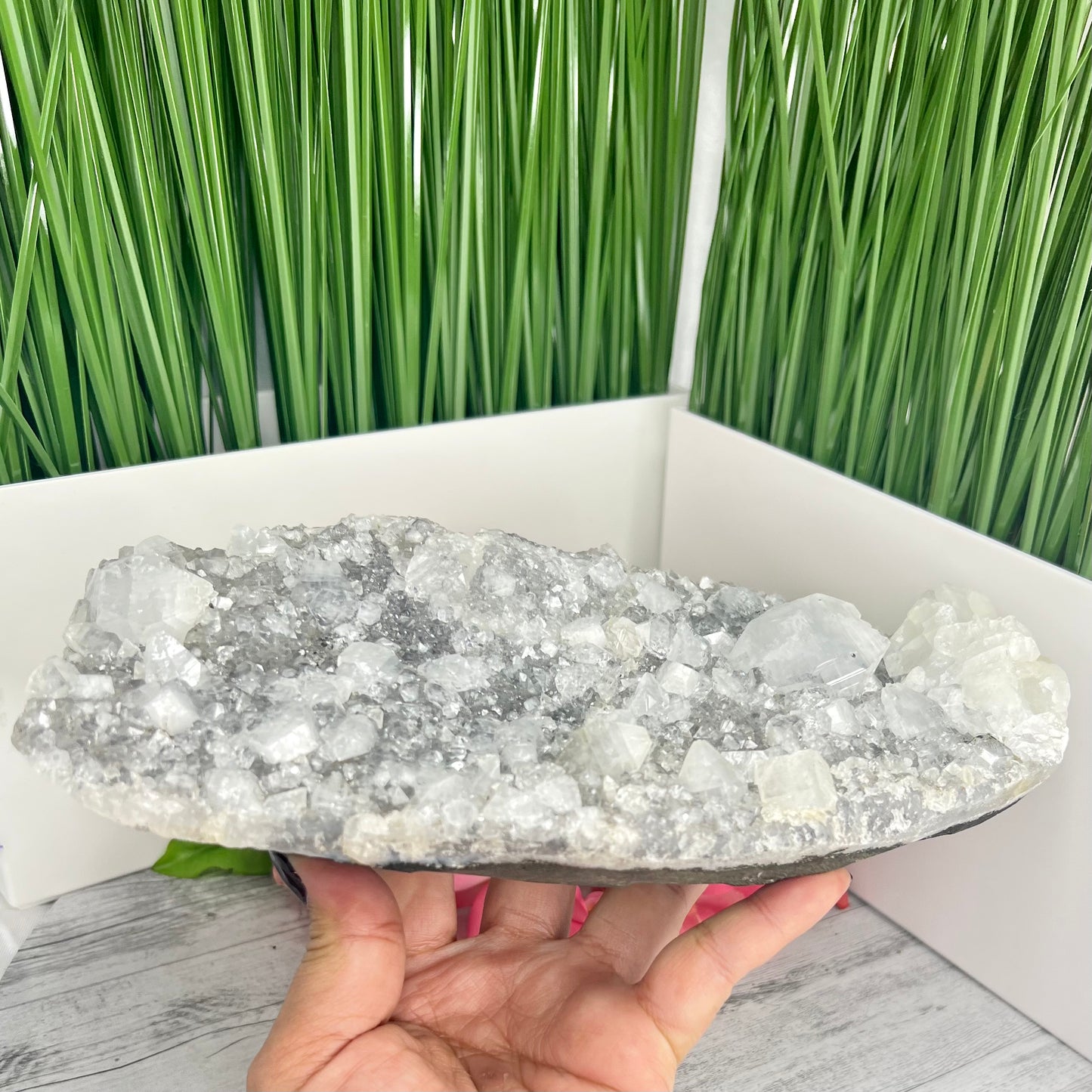 Apophyllite Cluster Natural Crystal Clear Large Specimen 1887g