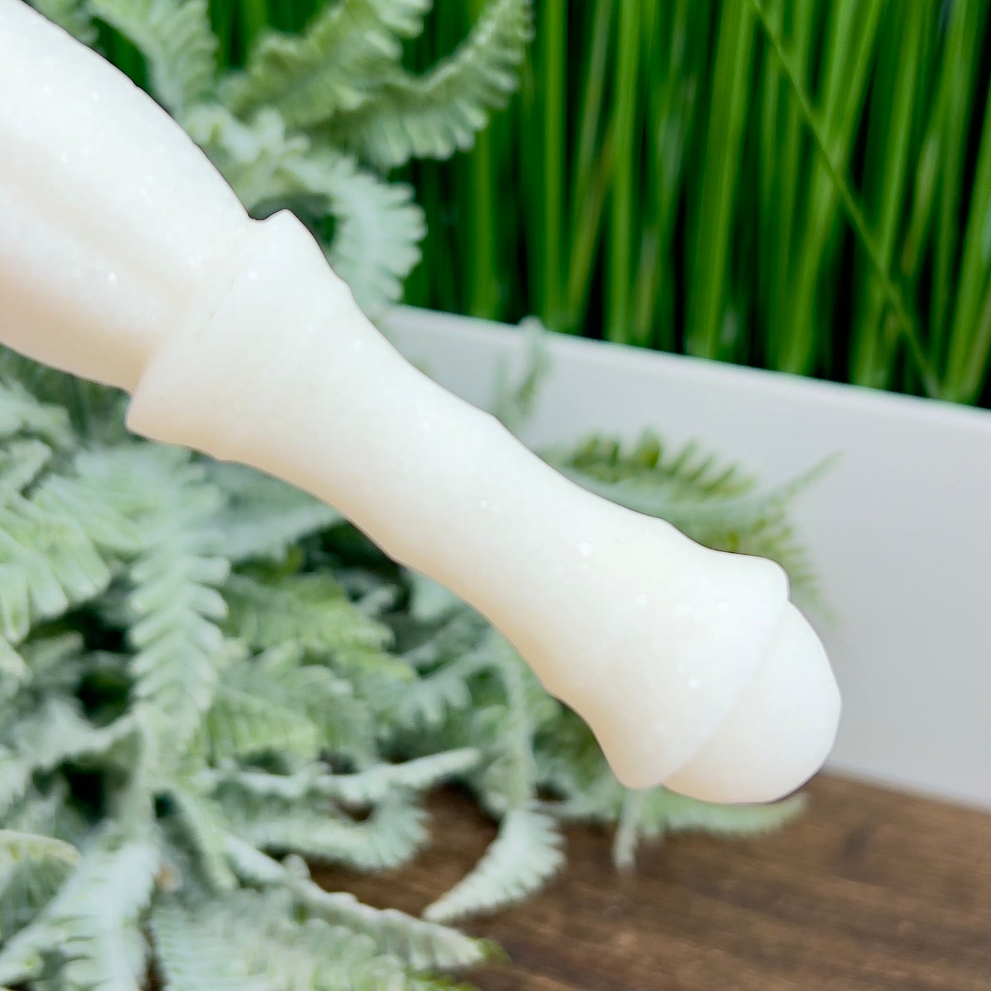 Marble White Knife Dagger Crystal Blade Decoration Reiki Healing Gift