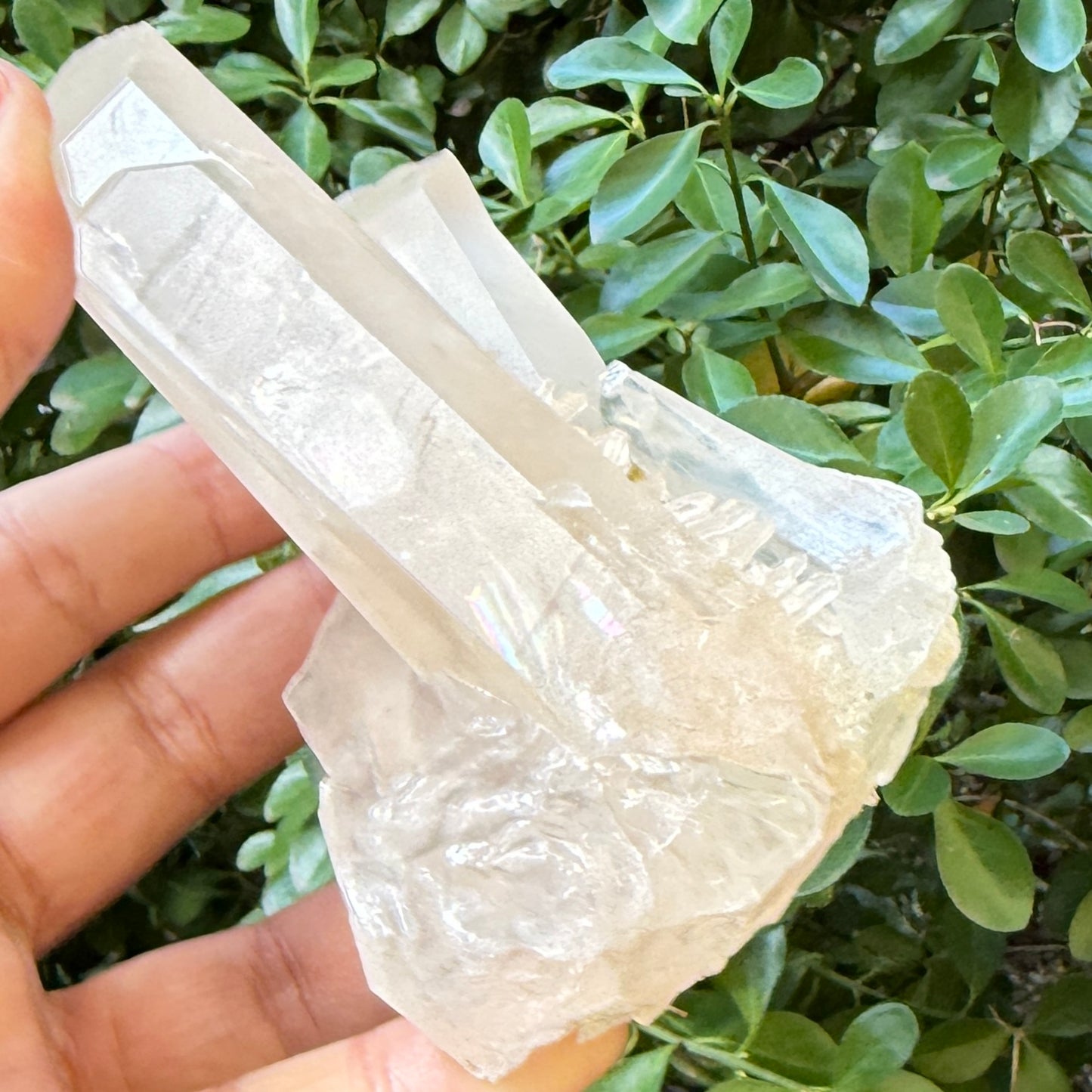 Clear Quartz Cluster Natural Raw Specimen Crystal 338g