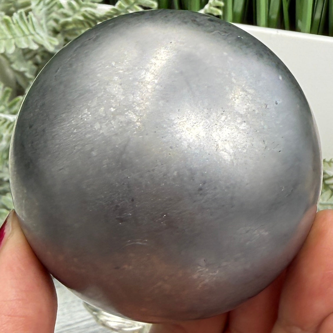 Shungite Sphere EMF Protection Crystal Ball 213g 63mm Diameter