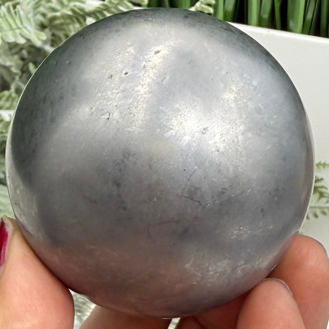 Shungite Sphere EMF Protection Crystal Ball 213g 63mm Diameter