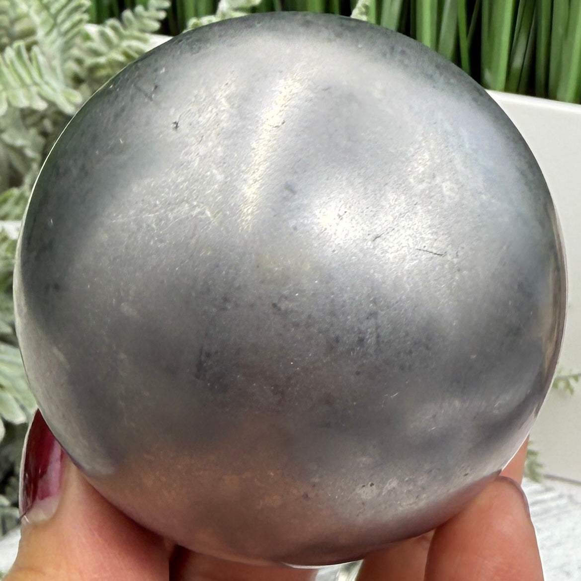 Shungite Sphere EMF Protection Crystal Ball 213g 63mm Diameter