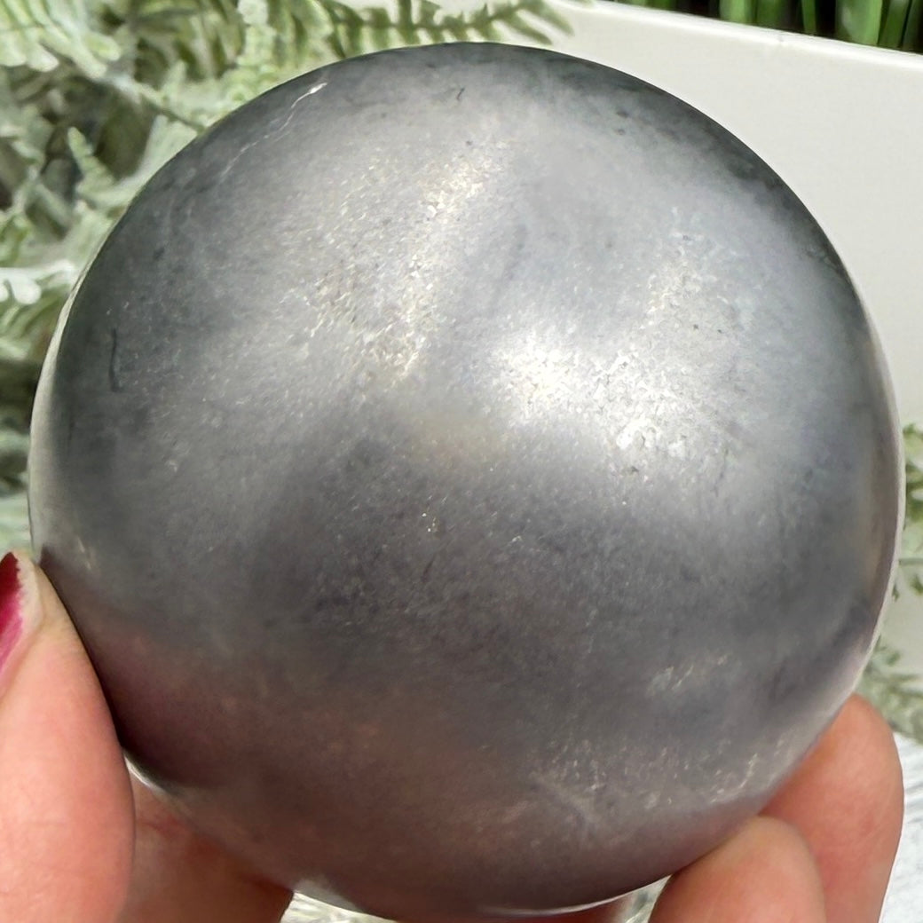 Shungite Sphere EMF Protection Crystal Ball 213g 63mm Diameter