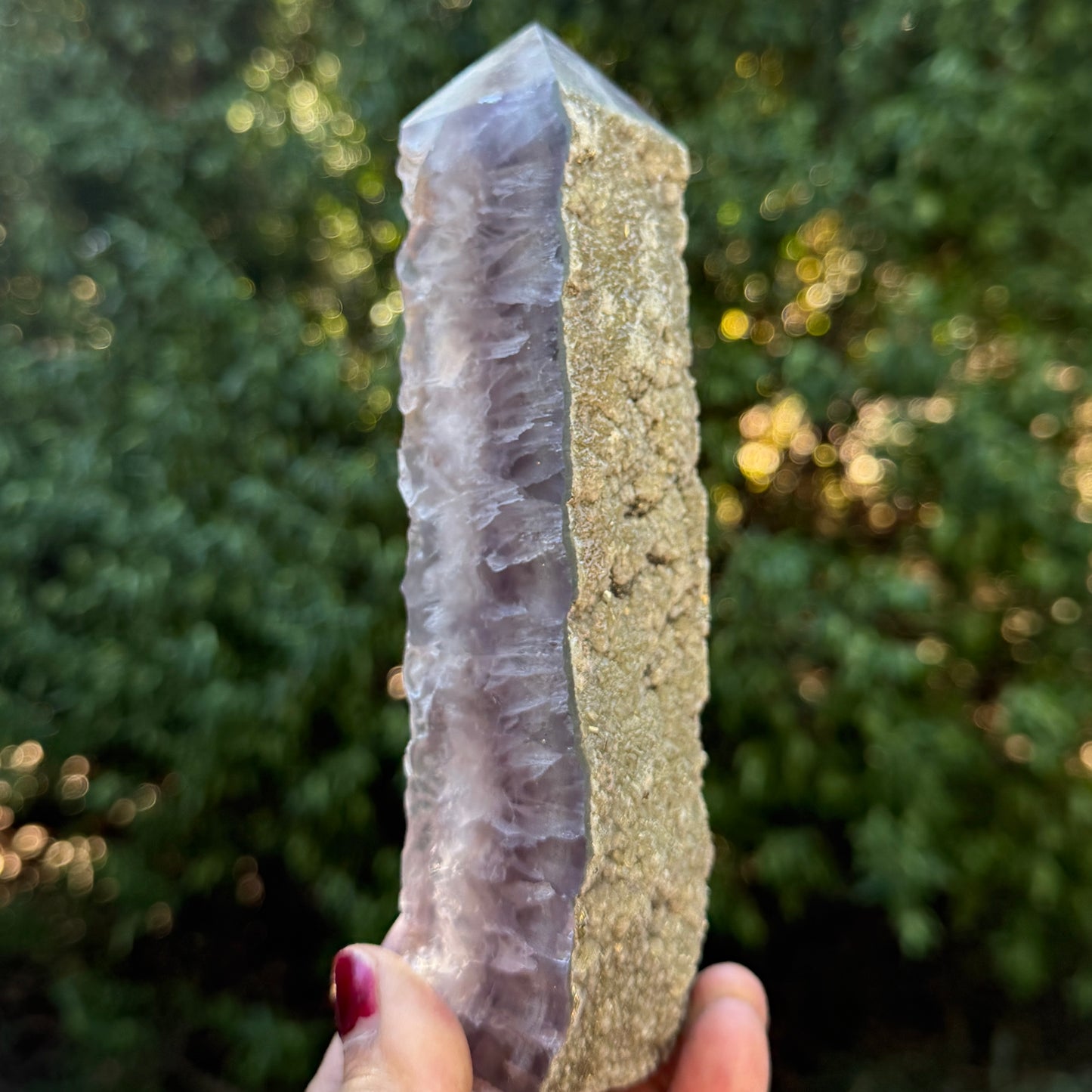 Fluorite with Marcasite Tower RARE Crystal Generator 668g 174mm