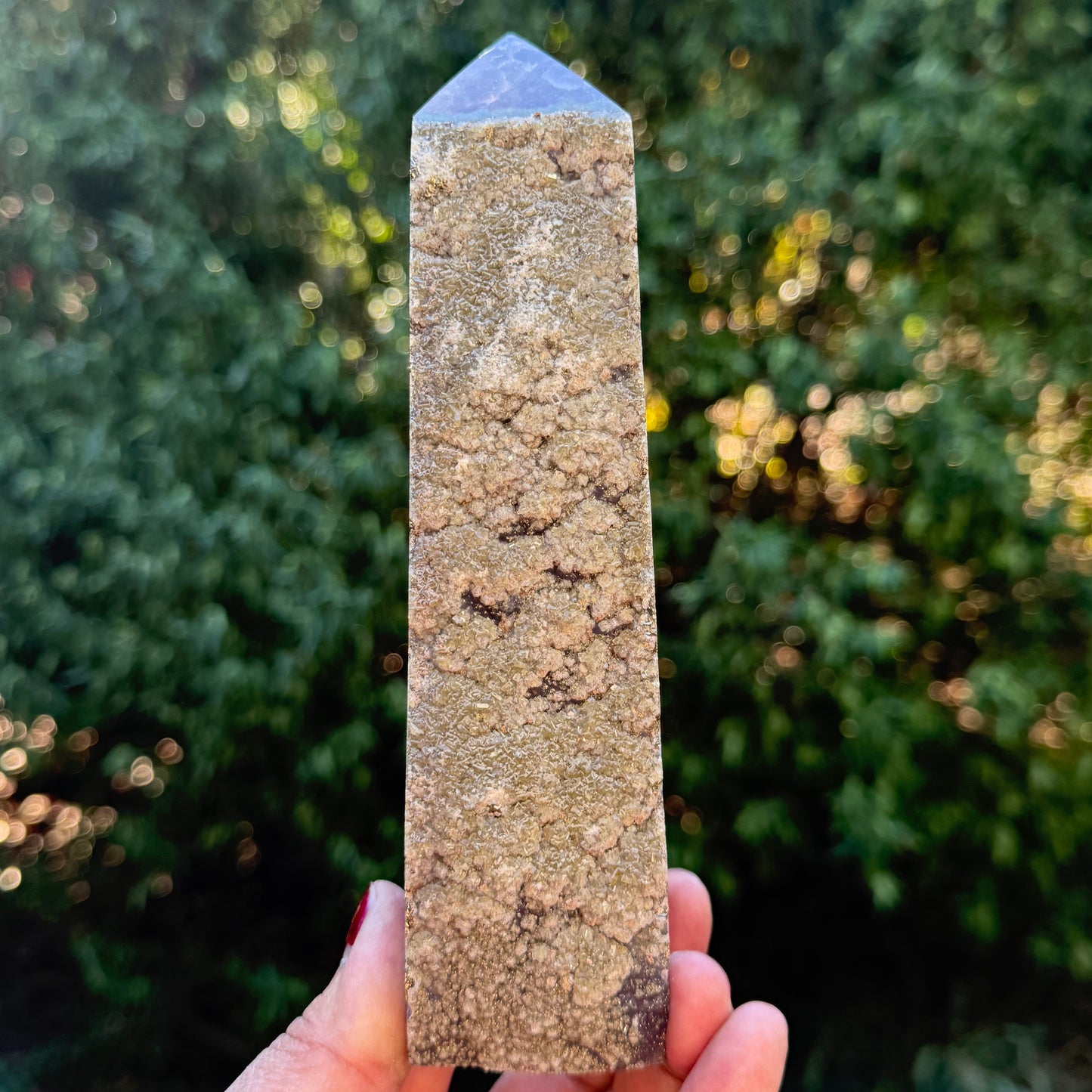 Fluorite with Marcasite Tower RARE Crystal Generator 668g 174mm