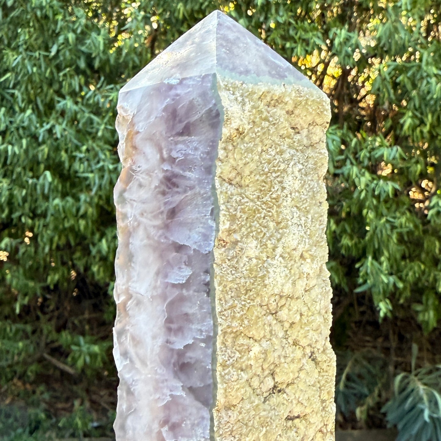Fluorite with Marcasite Tower RARE Crystal Generator 668g 174mm