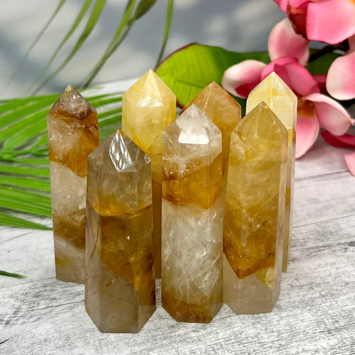 Golden Healer Quartz Points Towers Crystal Generators YOU CHOOSE