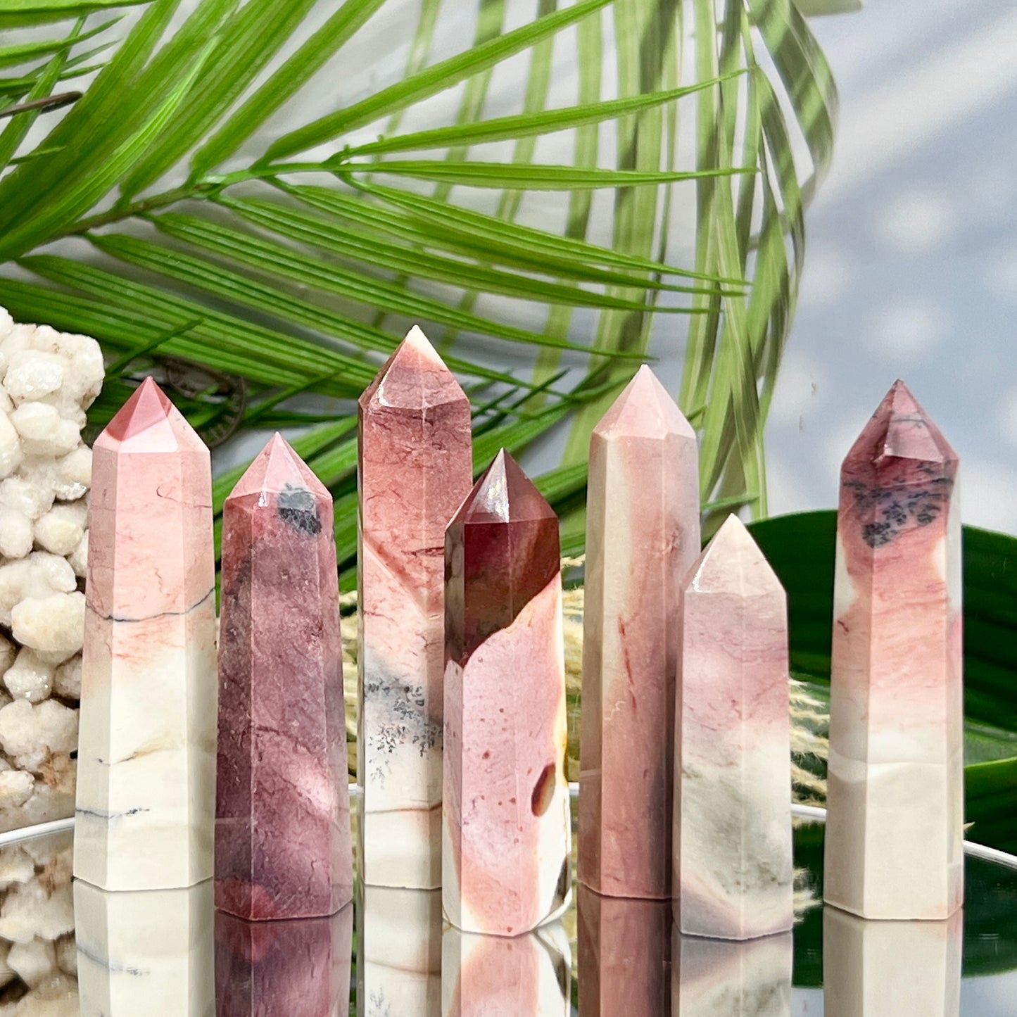 Mookaite Jasper Points Towers Australian Gemstone Crystals YOU CHOOSE