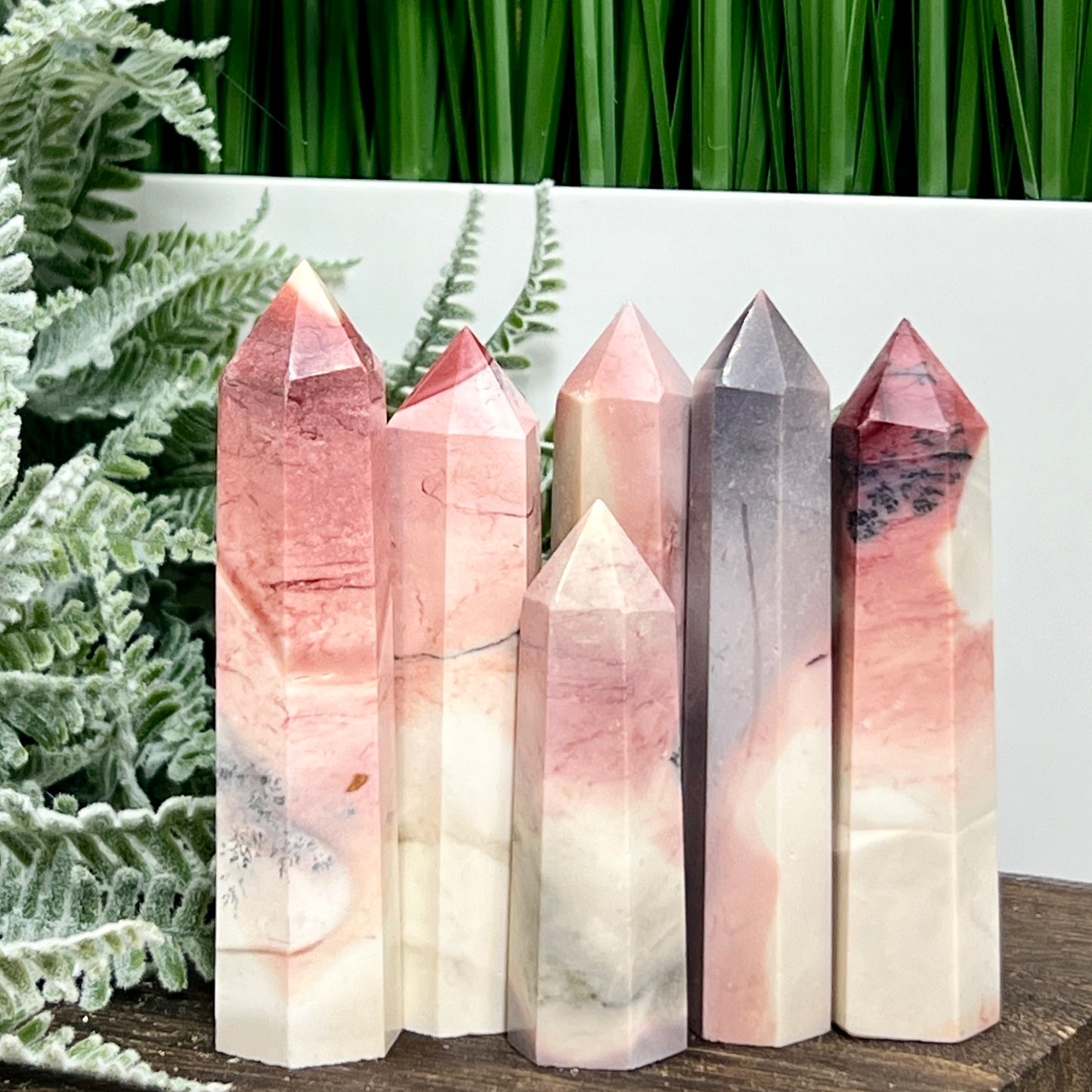Mookaite Jasper Points Towers Australian Gemstone Crystals YOU CHOOSE
