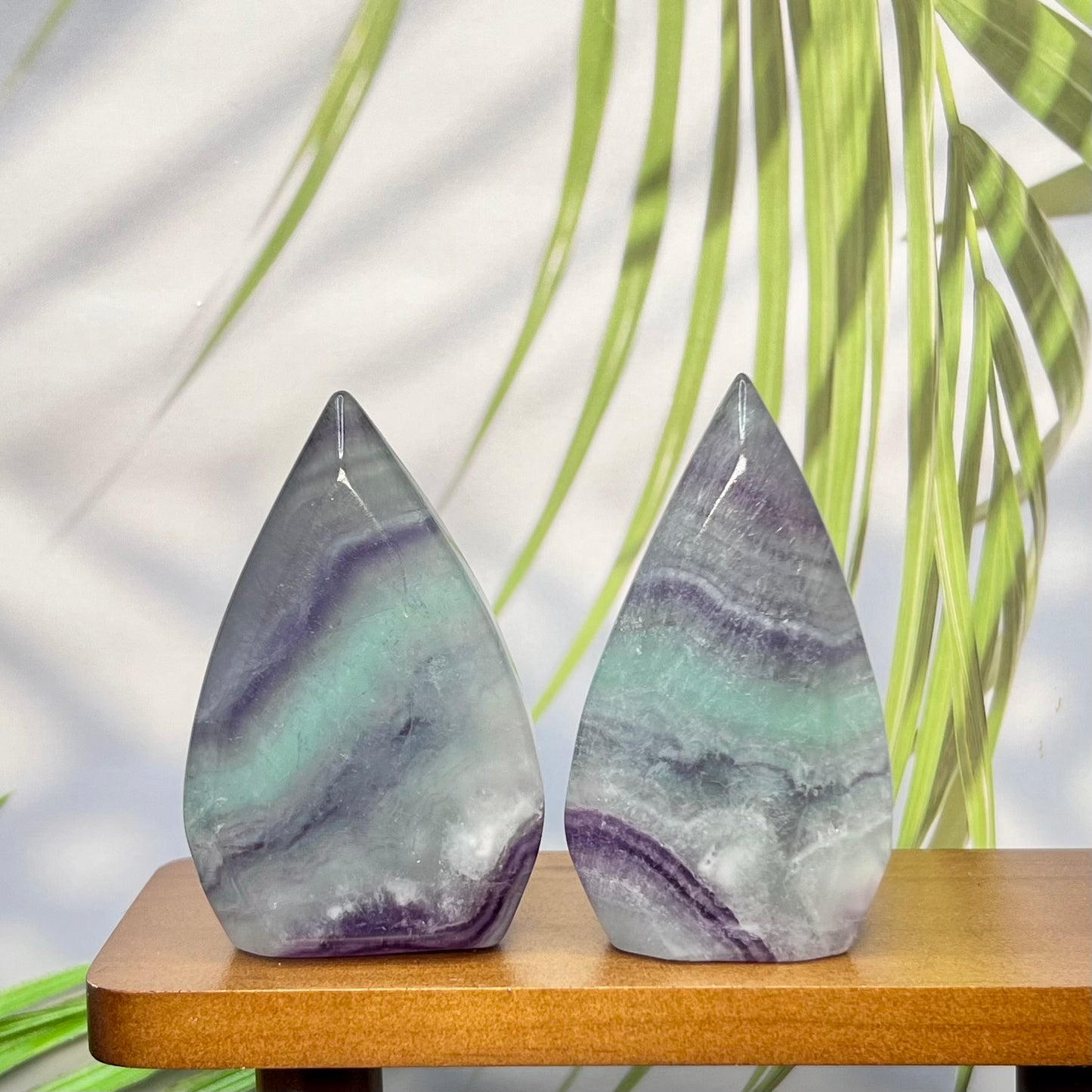 Fluorite Flames Free Form Crystals Carving YOU CHOOSE