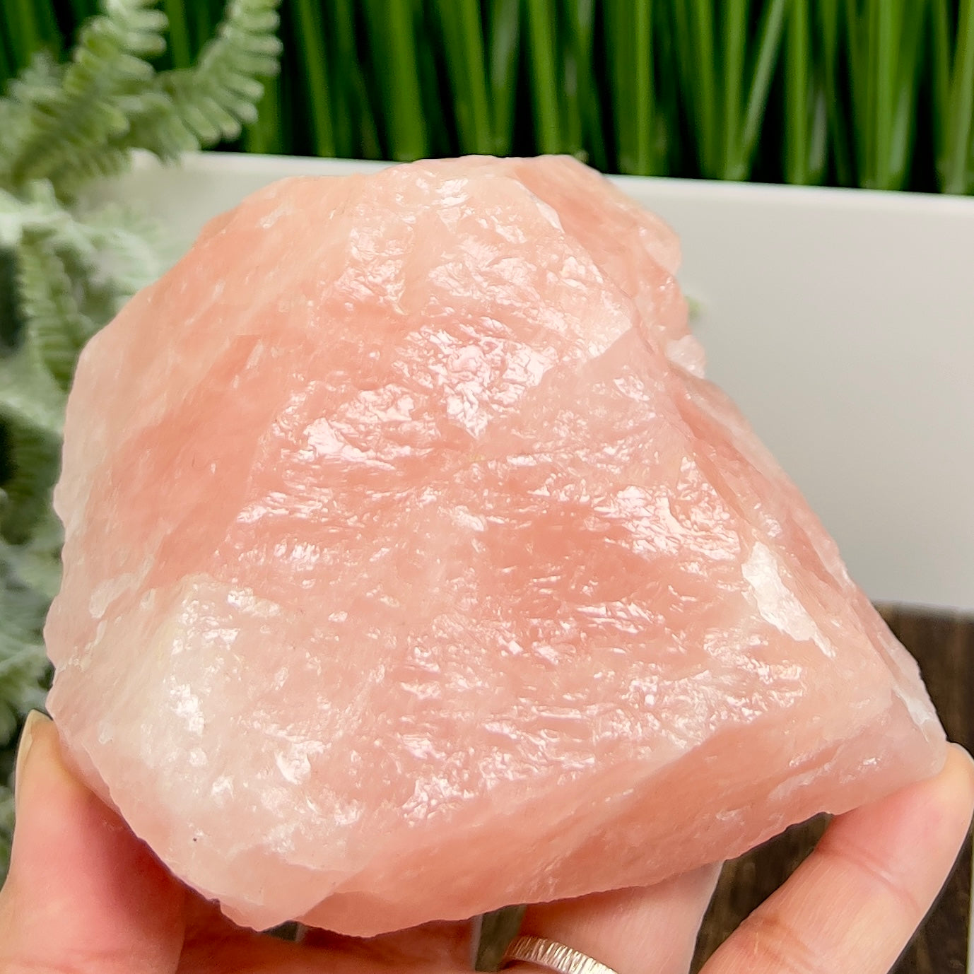 Rose Quartz High Quality Natural Raw Specimen Crystal 760g