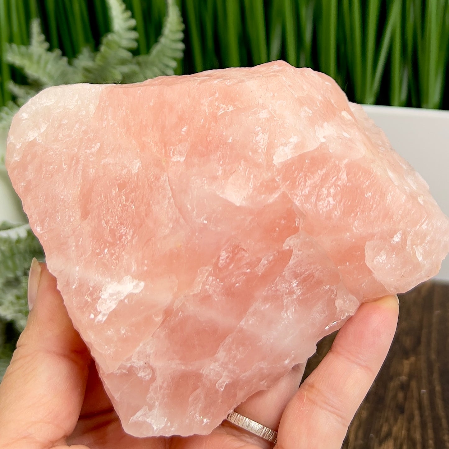 Rose Quartz High Quality Natural Raw Specimen Crystal 760g