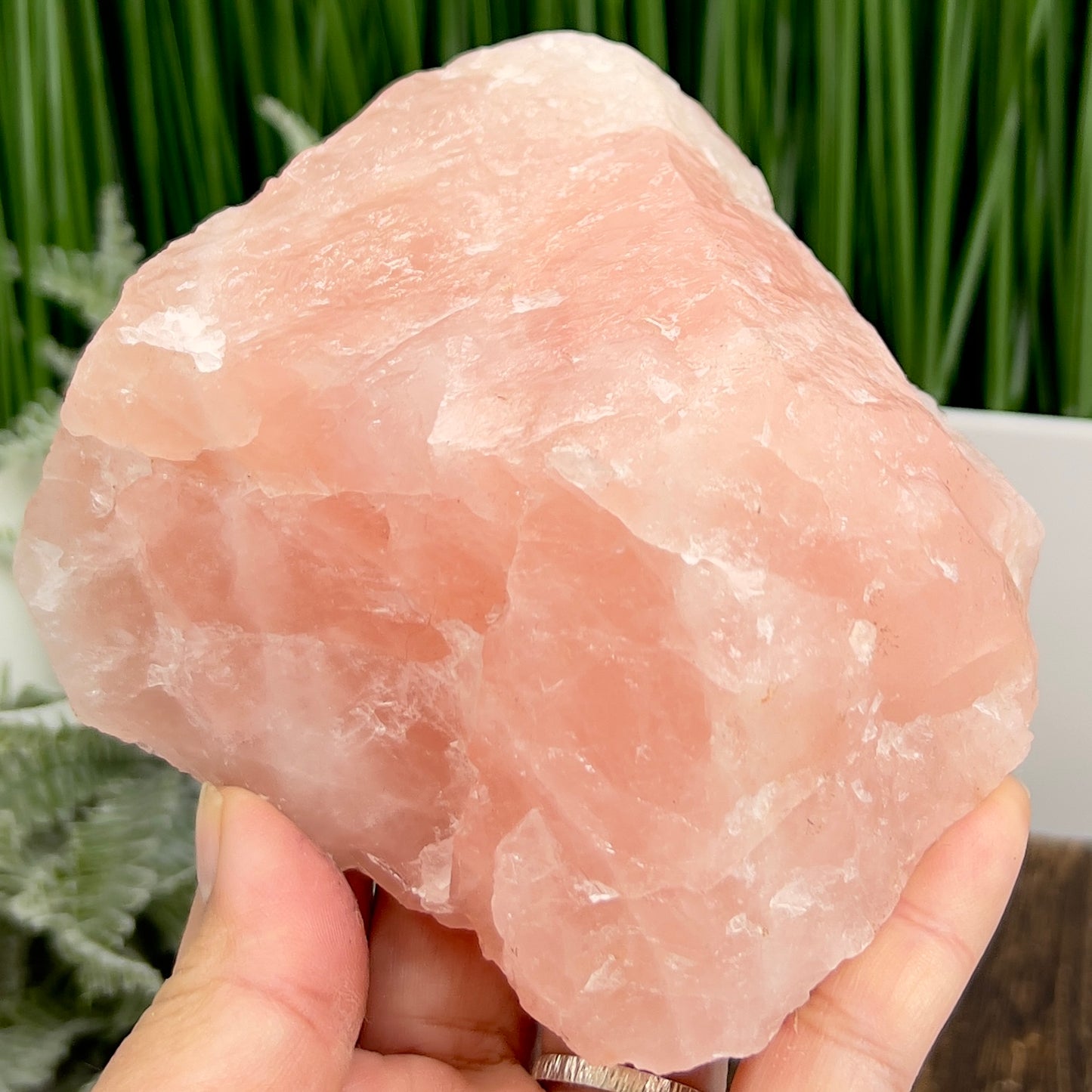 Rose Quartz High Quality Natural Raw Specimen Crystal 760g