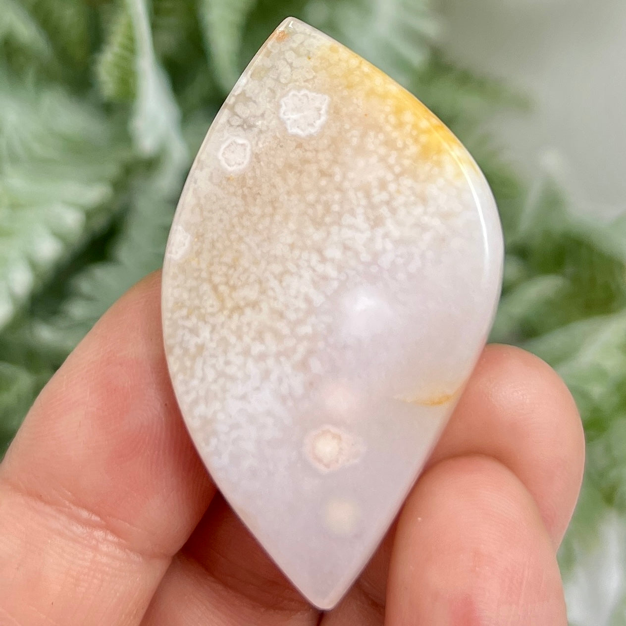 Flower Agate Gemstone Cabochon DIY Jewellery Making Wire Wrapping Crystal 20g
