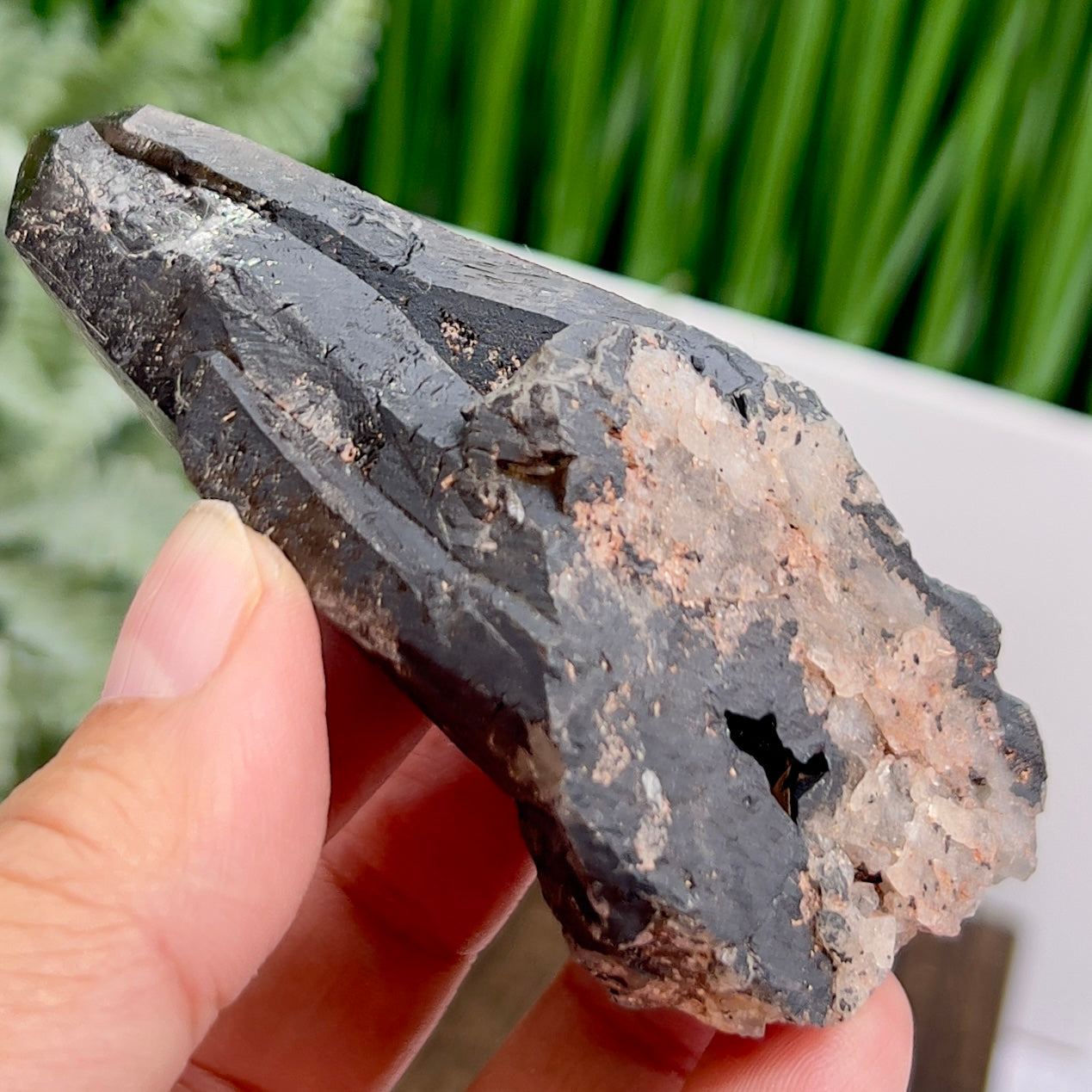 Smoky Quartz Cluster Natural Raw Specimen Crystal 110g
