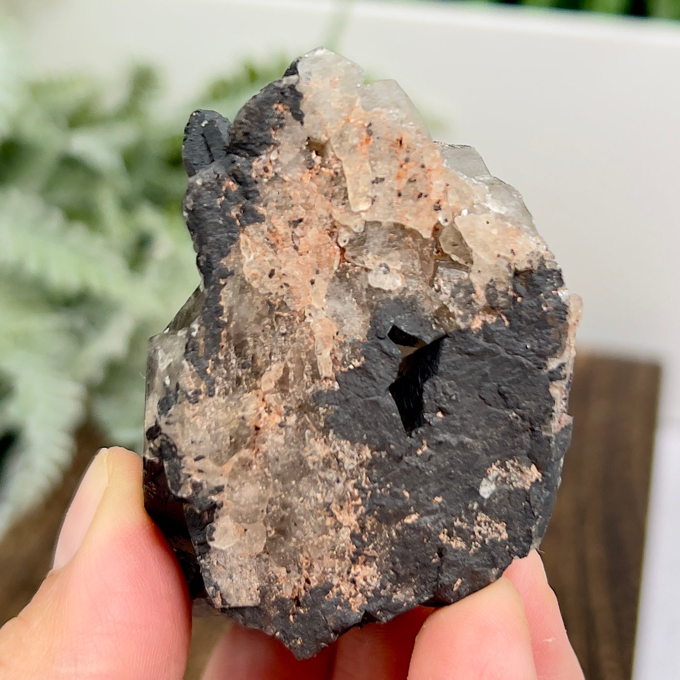 Smoky Quartz Cluster Natural Raw Specimen Crystal 110g